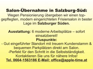 Salon-Übernahme in Salzburg-Süd